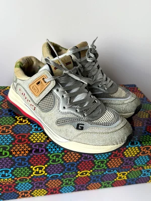 Tênis Feminino Gucci Ultrapace Prata Glitter - Imagem 1 de 4