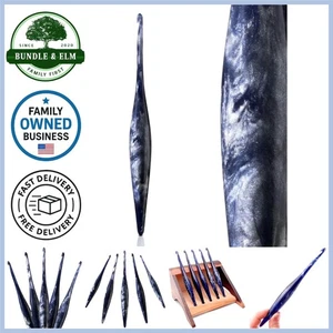 Resin Crochet Hook 7 Inch Streamline Pisces Ergonomic Handle N 9.00MM - Picture 1 of 8