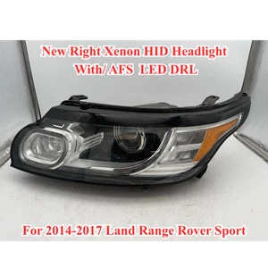 New For 2014-2017 Land Range Rover Sport Left Xenon HID W/ AFS LED DRL Headlight - Foto 1 di 19