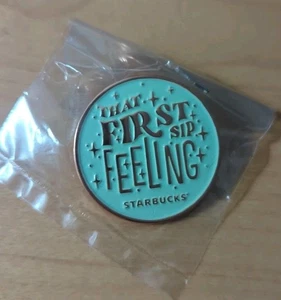 STARBUCKS "THAT FIRST SIP FEELING" PIN - Bild 1 von 1