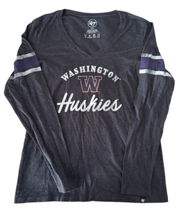 Washington Huskies graues Langarm-T-Shirt Damen Größe M  - Bild 1 von 2