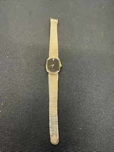 Vintage Para hombres LONGINES Oro 10k Lleno Esfera Negra Kreisler 10k Gf Banda K48 - Imagen 1 de 16