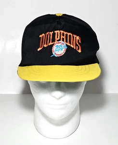 VTG 90’s Dolphins Cap Hat Embroidered Logo Adjustable Snapback One Size Fits All - Picture 1 of 11