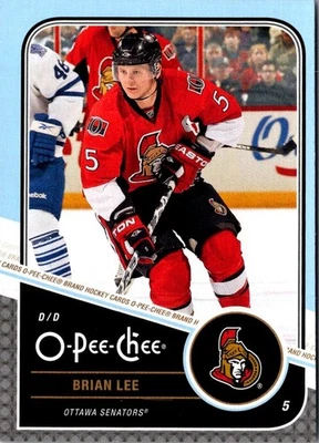 2011 O-Pee-Chee Brian Lee #322 Ottawa Senators Hockey Card - Image 1 of 2