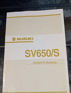 Suzuki Sv650 Sv650s Manual 1999-2003 - Imagen 1 de 2