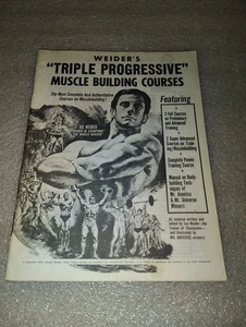 Weider's Triple Progressive Muscle Building Courses Joe Weider 1975 Bodybuilding - Picture 1 of 6