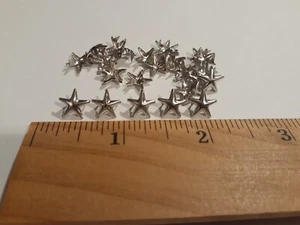 25PCs Star Nail Head Metal Studs for DIY Belt Bag Clothing Craft USA SHIP - Picture 1 of 12