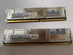 Samsung 4GB 2RX4 PC2-5300F-555-11-E0 Fully Buffered CL5 240-Pin DIMM. Lot 2items - Picture 1 of 1