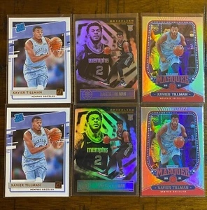 Xavier Tillman RC ROOKIE - 6 Karten Lot - Memphis Grizzlies - Bild 1 von 1