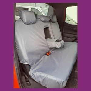 Tailored Waterproof Rear With/No Armrest Grey Seat Cover for Ford Ranger 2022+  - Picture 1 of 1
