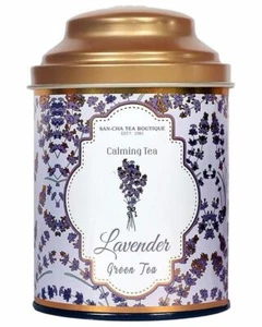SAN CHA Lavender Green Tea, Lavender Flower Tea, 100G Loose Leaf Tea - Picture 1 of 5