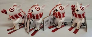 2021 Target Wondershop Bullseye Skifahren Hund Christbaumschmuck Urlaub Schal - Bild 1 von 11