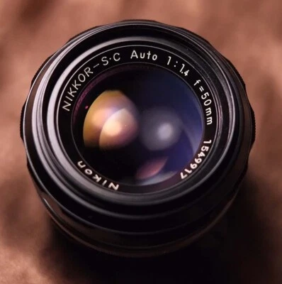 Nikkor SC 50mm f1.4 + caps super clean - Image 1 of 4