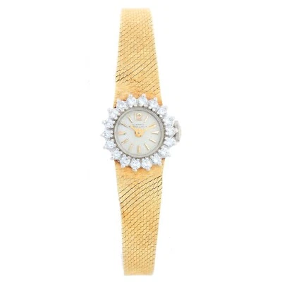 Reloj de mujer vintage Girard Perreguax oro blanco y amarillo 14K artículo # 62756-18,1 Foto 1 de 4