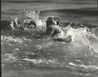 1974 Press Photo Garth Gaskey, Milwaukee Polar Bear Club swam in 30 degree water