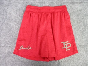 Inaka Power Womens Shorts Small Red Pink Double Lined Mesh Pockets Logo - Picture 1 of 13