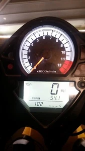 LED Clock Upgrade Kit Suzuki SV650 2003 - 2008 (K3-K8 "POINTY") Lightenupgrade - Picture 1 of 8