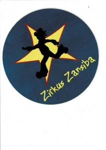 Zirkus Zansiba seltener Aufkleber -9,5cm -Sammelauflösung - Bild 1 von 1