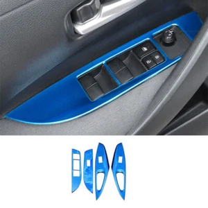 Cover Trim Panel Switch For Toyota Corolla 2020-22 Window Lift Blue Titanium - Picture 1 of 7