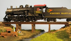 Neue Monroe Modelle 2010 HO Hobo Creek Brücke (lasergeschnittener Holzbausatz)  - Bild 1 von 3