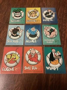 POPEYE CHARACTER FOIL CHASE CARD SET 12/12 CF1-CF12 1994 CARD CREATIONS - Picture 1 of 2