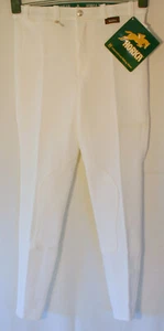 HORKA Trunierhose Reithose Herren Kniebesatz weiß Gr 46 Winner - Imagen 1 de 3