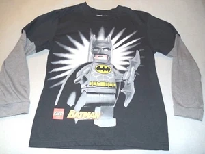 DC Comics Lego Batman T-Shirt long sleeve Childs Large 10/12 - Picture 1 of 3