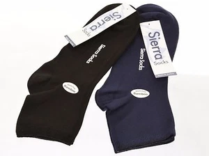 Sierra Socks Women's Bamboo Roll Cuff Socks with Seamless Toe - Picture 1 of 27