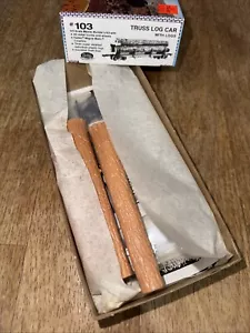 Vintage Kadee Quality Products #103 Metal Truss Log Car with Logs HO Scale New - Picture 1 of 3