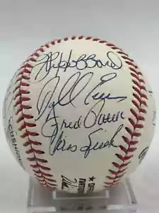Hall Of Famers & Stars Signed National League Baseball 18 Sigs Weaver Jenkin JSA - Picture 1 of 5