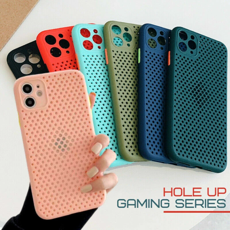 Funda blanda deportiva de malla transpirable para iPhone 11 12 13 14 15 Pro Max X XR 678 Foto 1 de 4