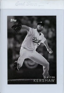 2018 Topps On Demand CLAYTON KERSHAW #5 Black & White /1666 - Picture 1 of 1
