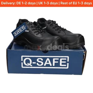 Q-Safe QS7030/43 Safety Shoes Black Size EU 43 UK 9 S3 New NFP - Picture 1 of 8