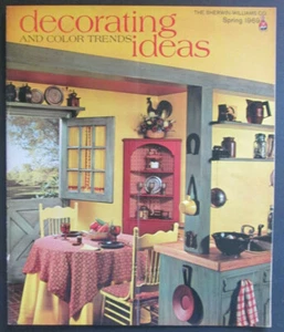 "Dekorationsideen und Farbtrends" - Sherwin-Williams Co. - Frühjahr 1966 - Bild 1 von 9