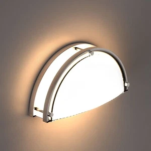 12W Half-Moon Wall Sconce Steel Body 750LM Modern Wall Lights for Hallway - Picture 1 of 11