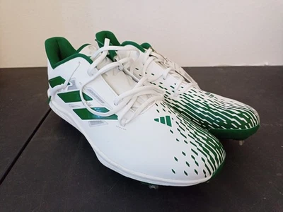 Chuteiras Adidas Adizero Afterburner verde branco IG2308 masculinas novo tamanho 13.5 - Imagem 1 de 4