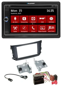 Blaupunkt Bluetooth DAB 2DIN USB DVD MP3 Autoradio für Smart ForTwo 2010-14 Quad - Bild 1 von 10