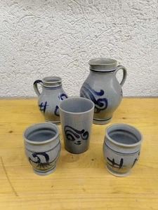 Steinzeug Set, Krug und Becher  - Bild 1 von 2