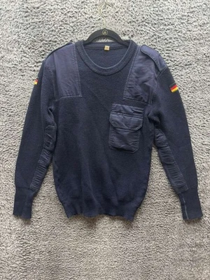 Suéter Pulôver de Malha Vintage T. W. Kempton German Commando Preto Masculino Tamanho 48 - Imagem 1 de 4