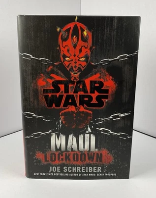 STAR WARS Maul: Lockdown by Joe Schreiber (First Edition, 1st Printing Hardcover Foto 1 de 4