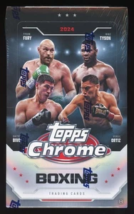 Caja de pasatiempos de boxeo cromada Topps 2024 NUEVA SELLADA DE FÁBRICA edición debut - Imagen 1 de 6