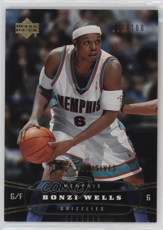 2004-05 Upper Deck Gold UD Exclusives /100 Bonzi Wells #89 - Image 1 of 2