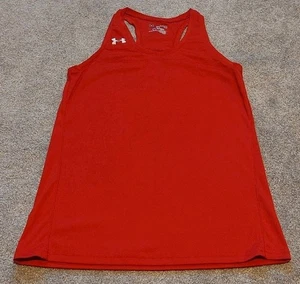 Canotta Under Armour Heatgear donna taglia media rossa - Foto 1 di 3