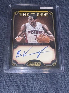Panini Timeless Treasures Brandon Knight Auto On Card SP/199 Pistons - Picture 1 of 2