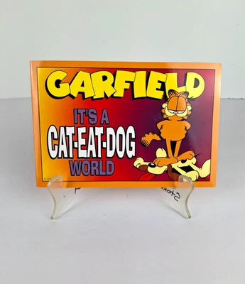 GARFIELD: IT'S A CAT-EAT-DOG WORLD by Jim Davis (1996, Ballantine) Paperback - Image 1 of 4