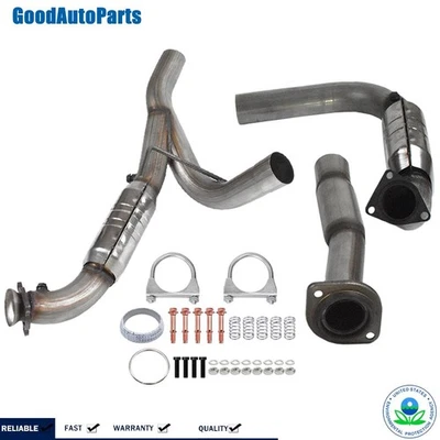 Tubo Y para Chevy Silverado 2500 HD V8 6,0 L con DOS convertidores catalíticos 2011-2017 Foto 1 de 4