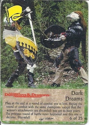 Spellfire CCG, Nightstalkers Chase 6 - Dark Dreams, Lightly Played, TSR, 1996 - Image 1 of 2