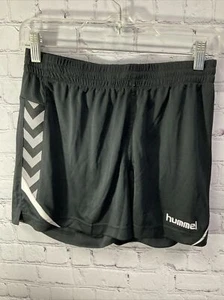 Hummel Athletic Shorts Size X-Small Black White Polyester Durable New With Tags - Picture 1 of 12