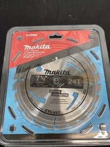 NEW Makita 7-1/4" Carbide Tipped Saw Blade 24T D-45989 NEW IN PACKAGE - Picture 1 of 4