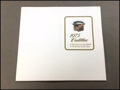 1975 Cadillac 28-page Car Sales Brochure Catalog - Eldorado Fleetwood Deville Foto 1 de 4
